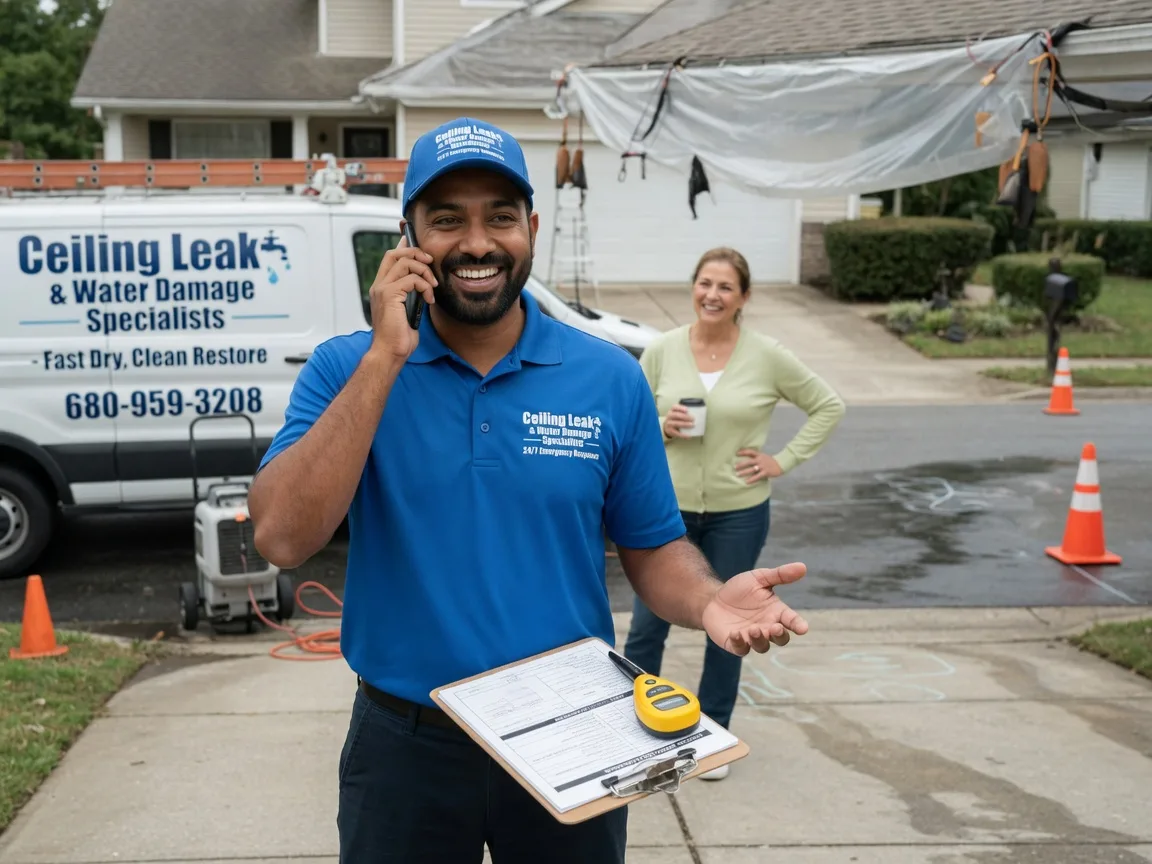 Ceiling Leak Cleanup Terrace Park, OH FAQs